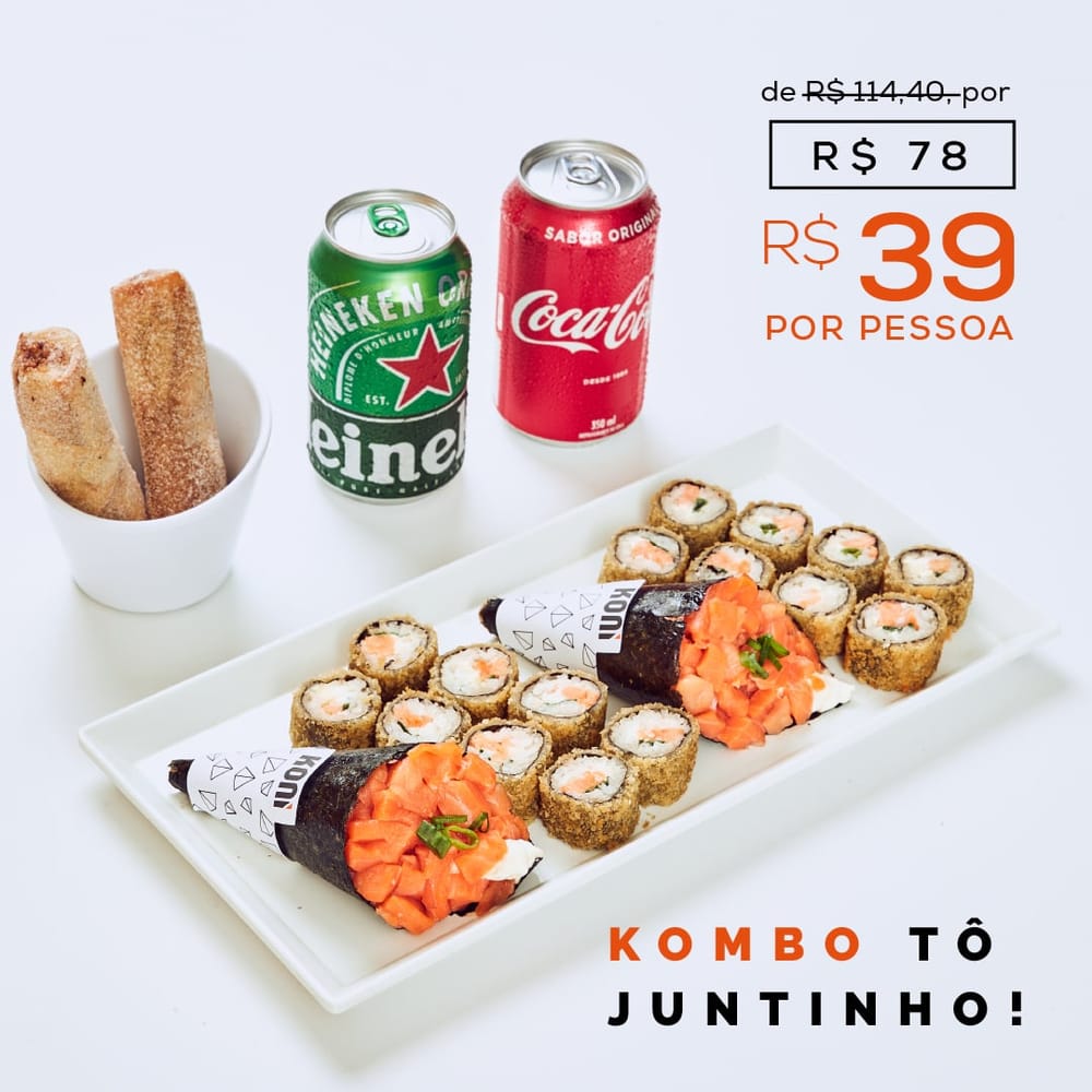 Post do Koni com o kombo Tô Juntinho, da campanha Amor Sem Filtros